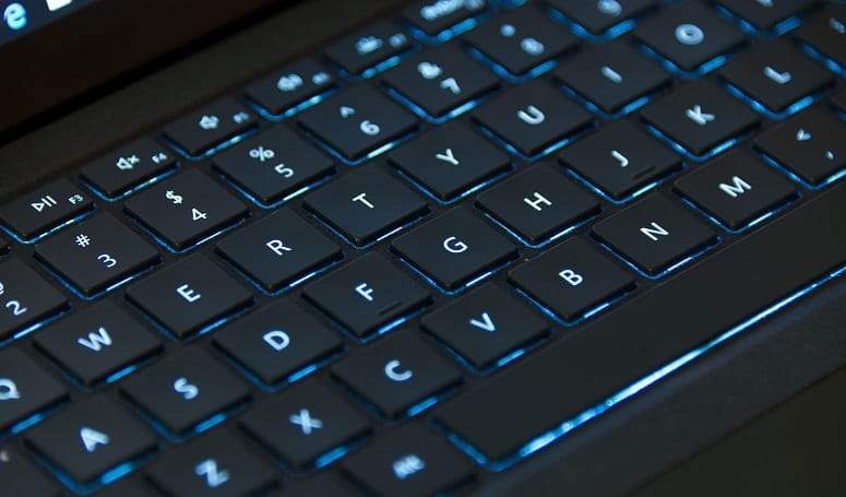 Backlit keyboard laptop asus